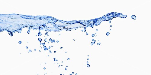 Water and drops of water