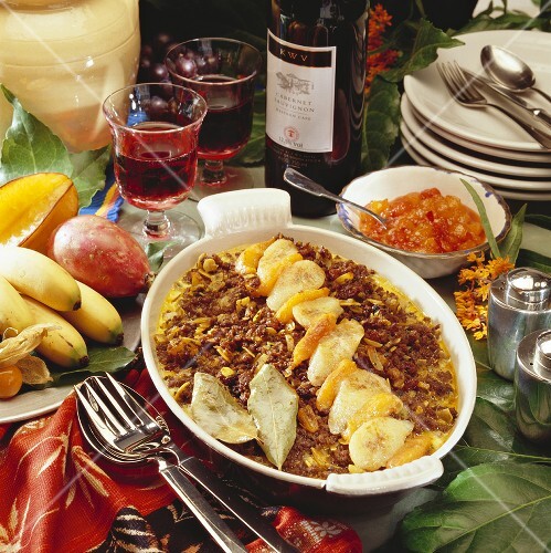 Bobotie (South African mince dish)