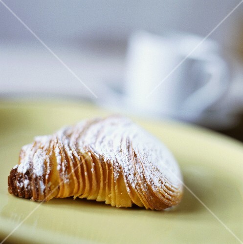 A marzipan croissant