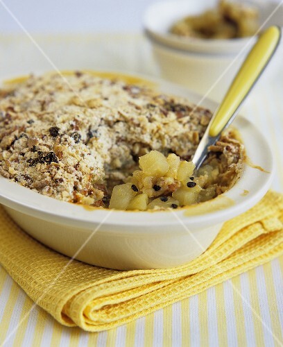 Birnen-Müsli-Crumble