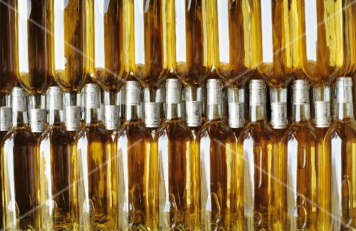 Wine bottles, Grenache blanc (from Roussillon, France)