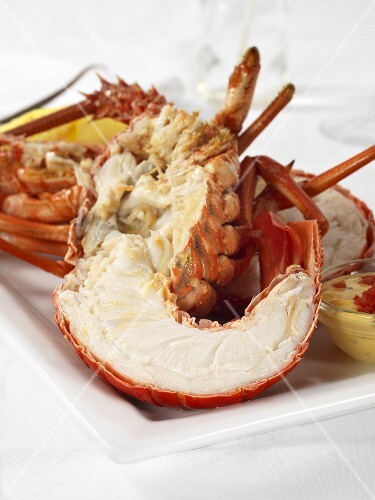 Cooked freshwater crayfish