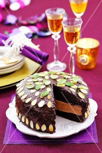 Chocolate cream cake