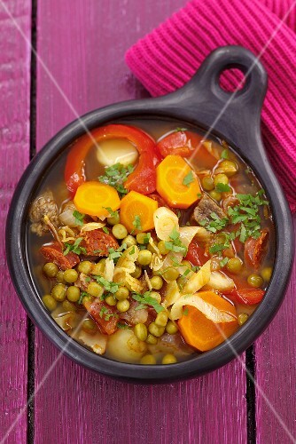 Puchero (Spanish sausage and vegetable stew)