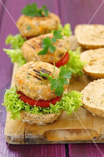 Bean burgers
