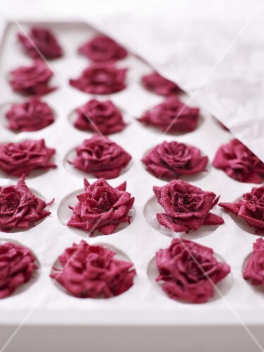 Candied roses