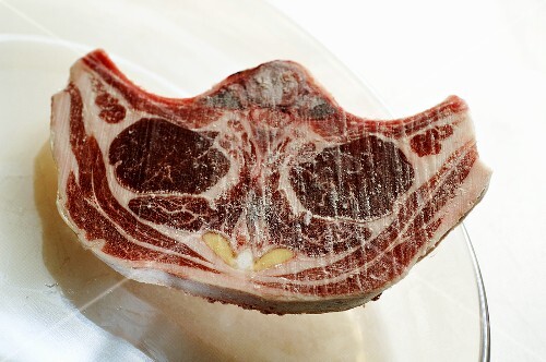 Frozen double lamb chop