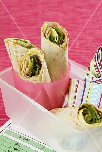 Turkey wraps for children