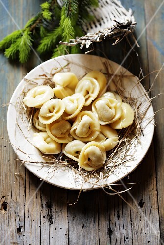 Filled pasta parcels from Poland (Christmas)