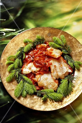 Greek style fish at Christmas
