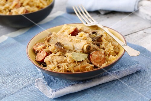 Bigos (Sauerkraut with meat and sausage, Poland)