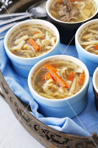 Tripe, beef and vegetable soup