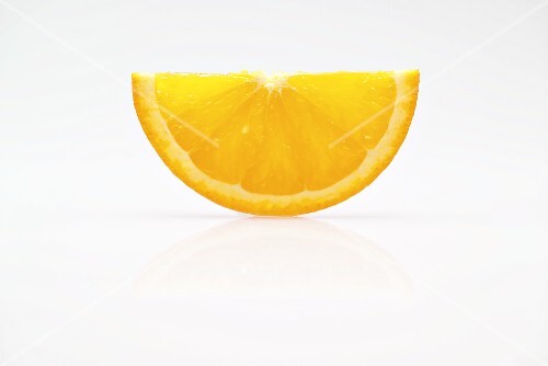Half a slice of orange