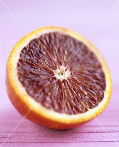 Half a blood orange