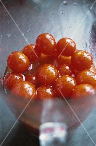 Marinated cocktail tomatoes