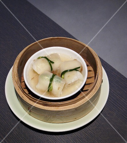 Dim Sum im Bambusdämpfer