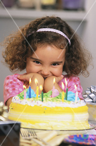Geburtstag eines Mädchens