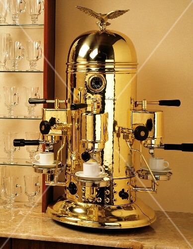 Brass Espresso Machine