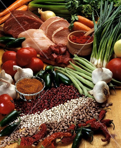 Still Life of Assorted Ingredients