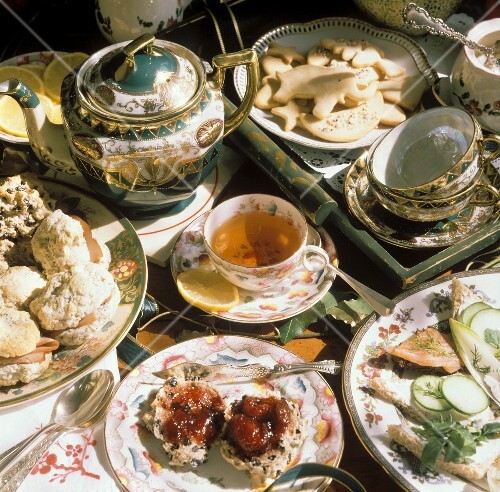 Tea with Cookies and Tea Sandwiches