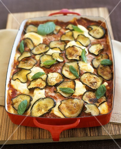 Aubergine lasagne