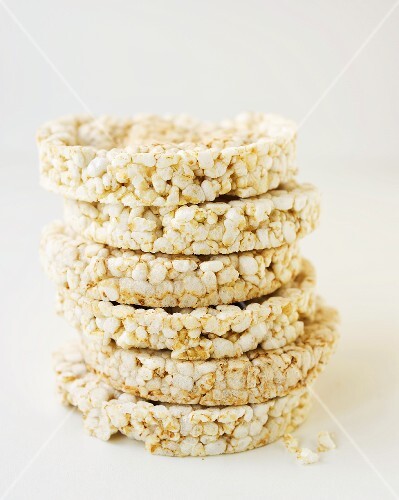 Stack of Brown Rice Cakes
