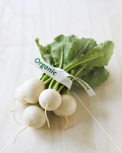 Bunch of Hakurei Turnips with "Organic" Twist Toe