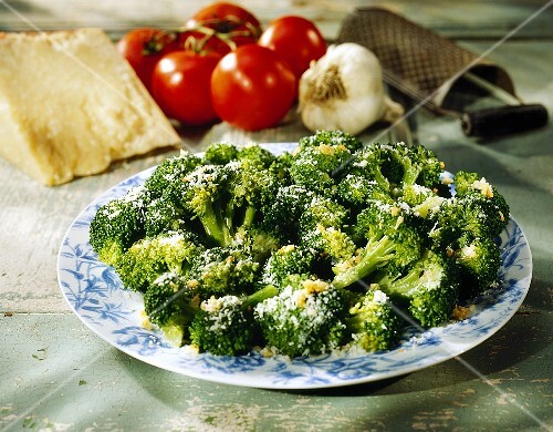 Garlic Broccoli with Parmesan Cheese; Ingredients