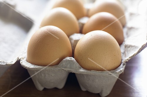 Brown Eggs in an Egg Carton