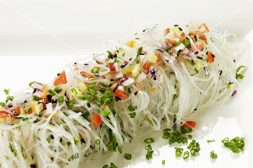 Cellophane Noodles with Chopped Vegetables
