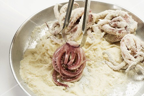 Dredging Octopus in Dry Batter