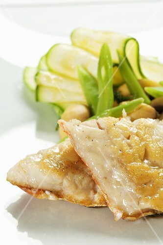 Two Fish Fillets with Vegetables